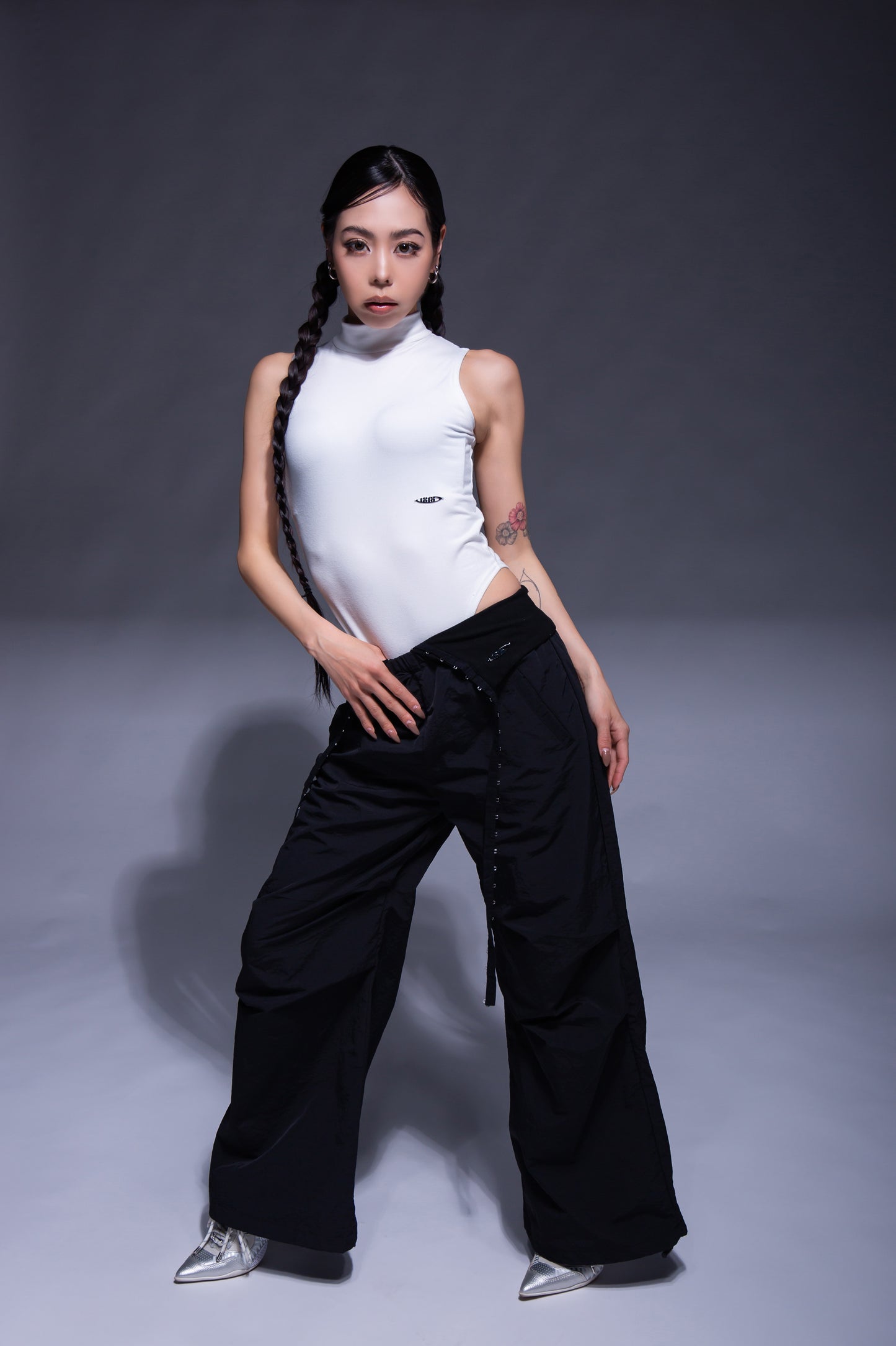 BODYSUIT TANK TOP white