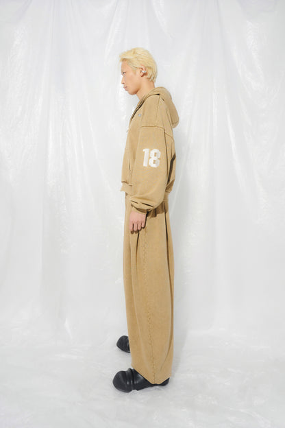 VOLUME SWEAT PANTS beige