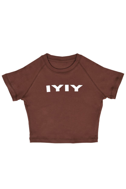 IYIY BABY TEE brown
