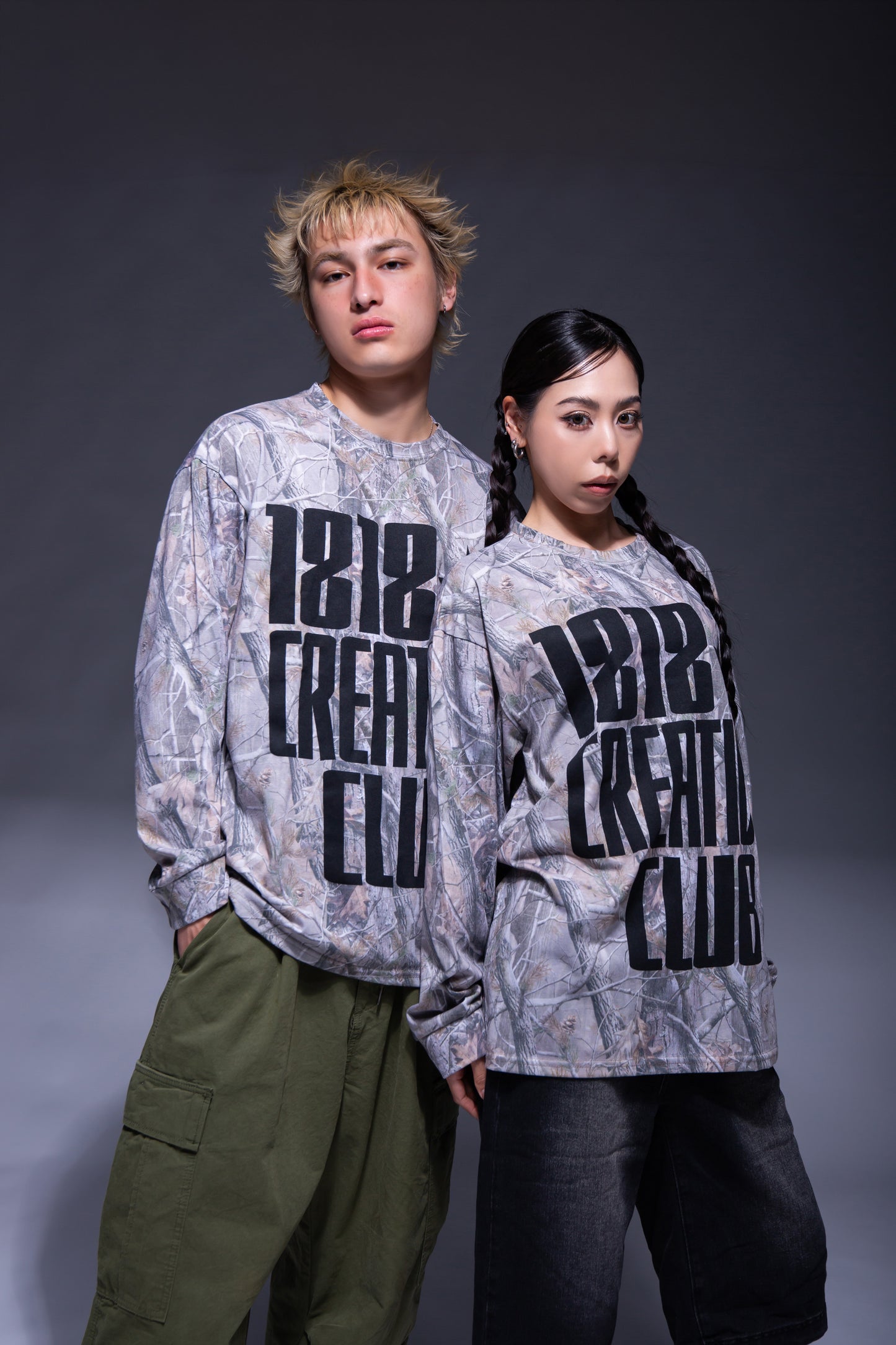 CAMO L/S T-SHIRT khaki