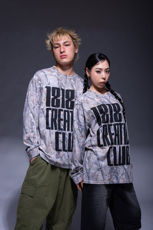 CAMO L/S T-SHIRT khaki