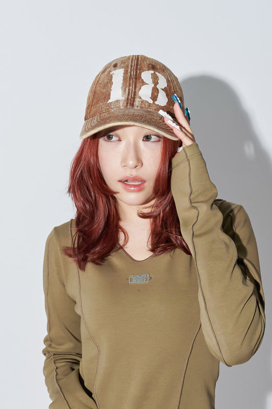 LOGO CAP brown