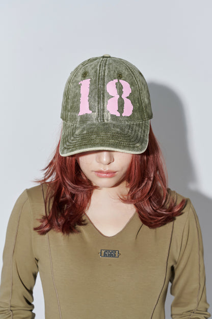 LOGO CAP khaki