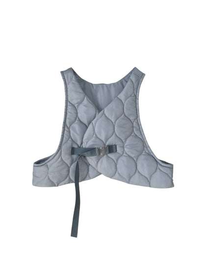 QUILTING VEST gray