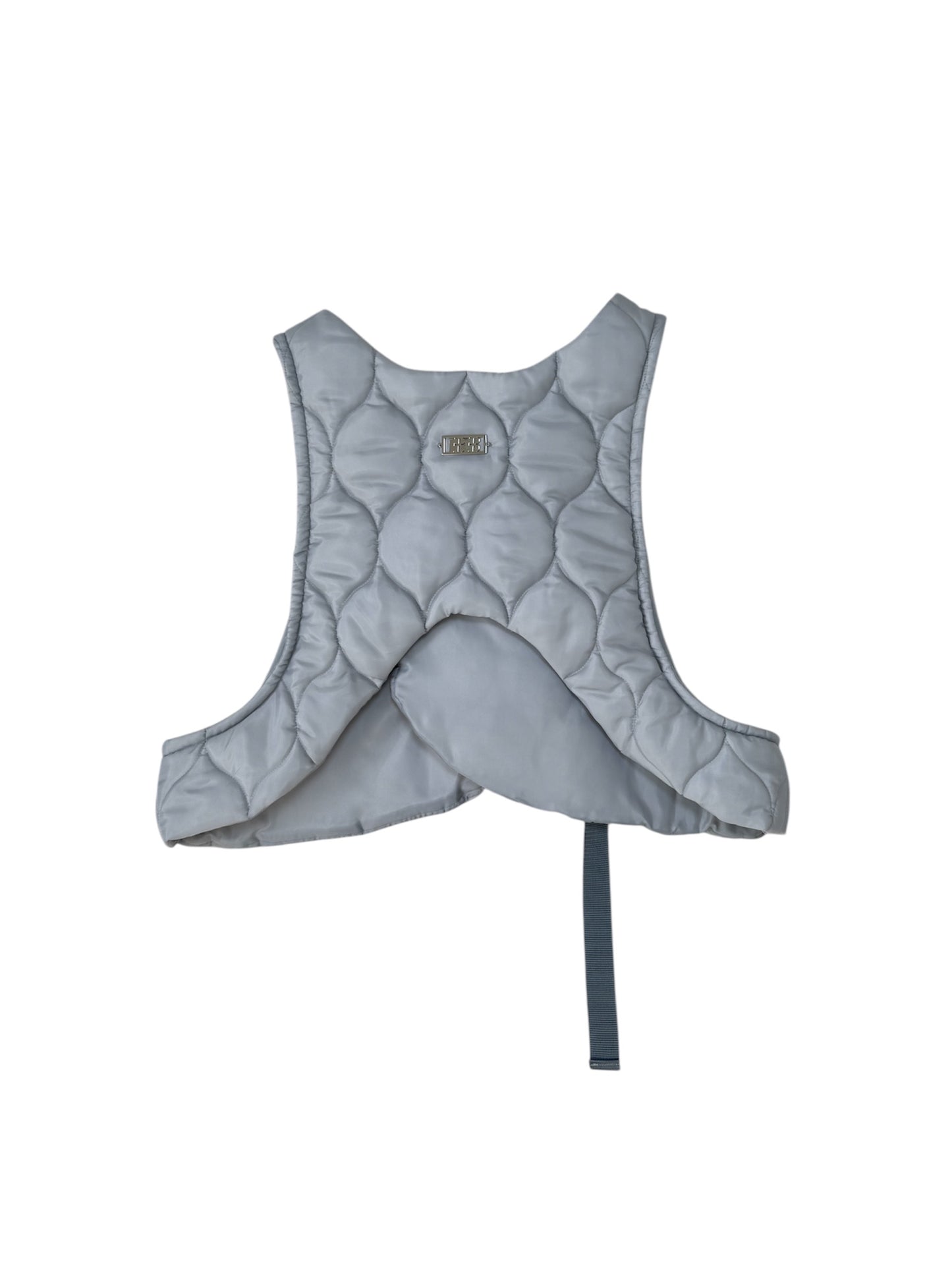 QUILTING VEST gray