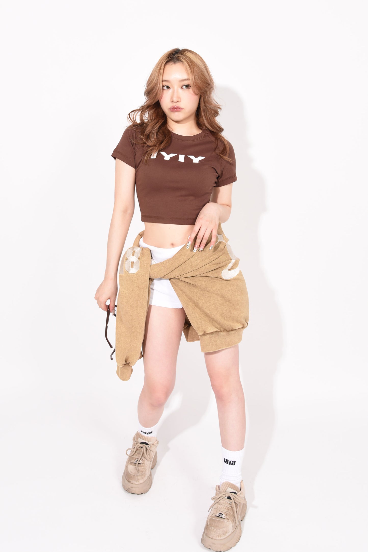 IYIY BABY TEE brown