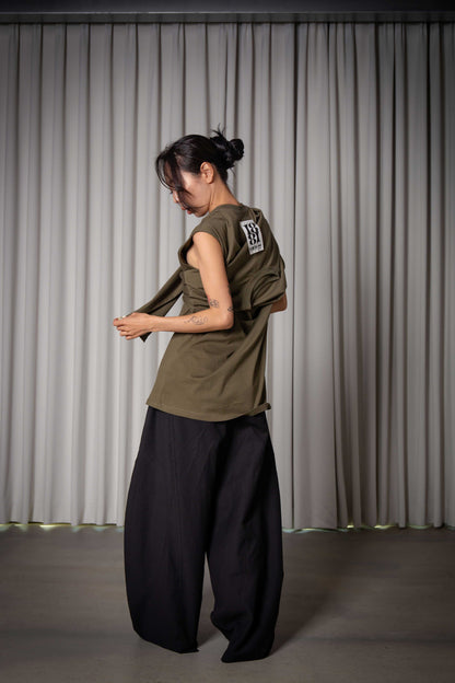 2WAY TANKTOP khaki