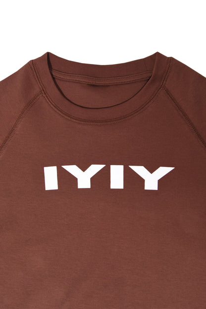 IYIY BABY TEE brown