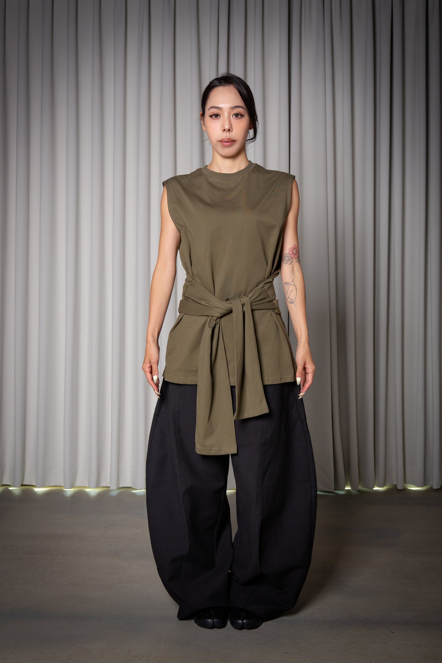 2WAY TANKTOP khaki