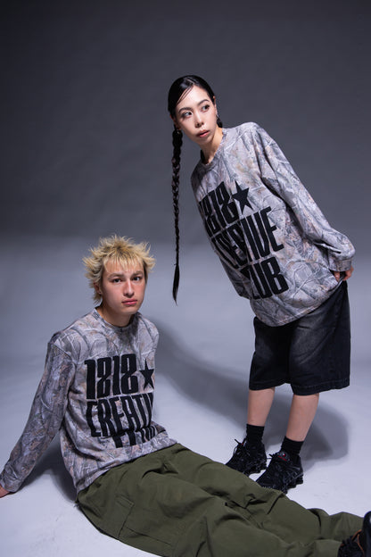 CAMO L/S T-SHIRT khaki