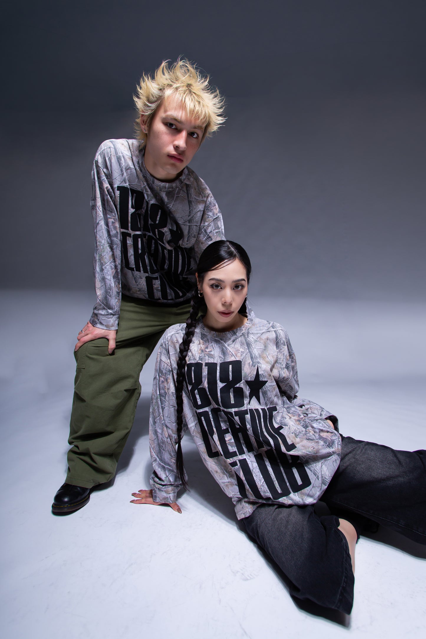 CAMO L/S T-SHIRT khaki