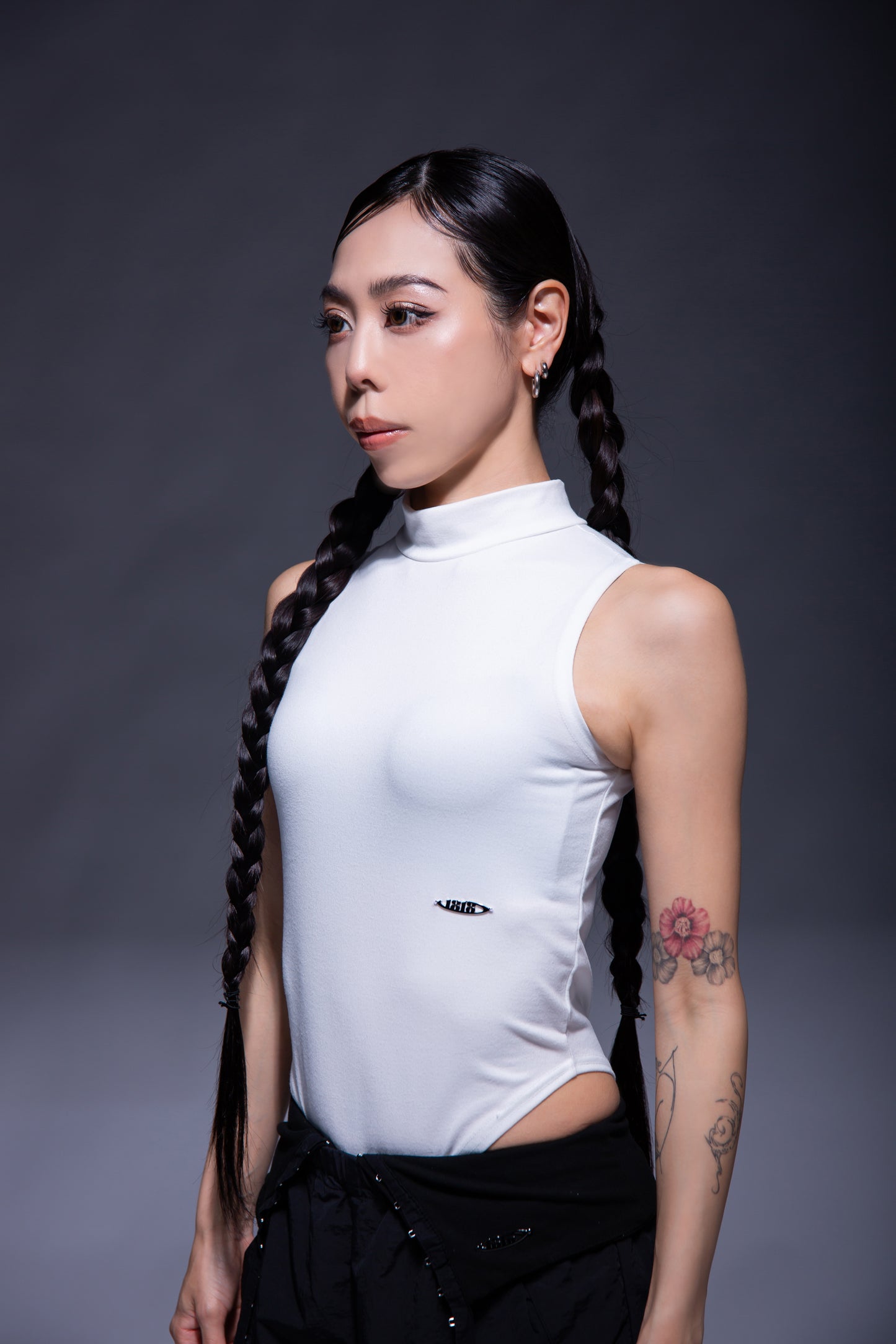 BODYSUIT TANK TOP white