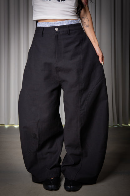 BAGGY PANTS black