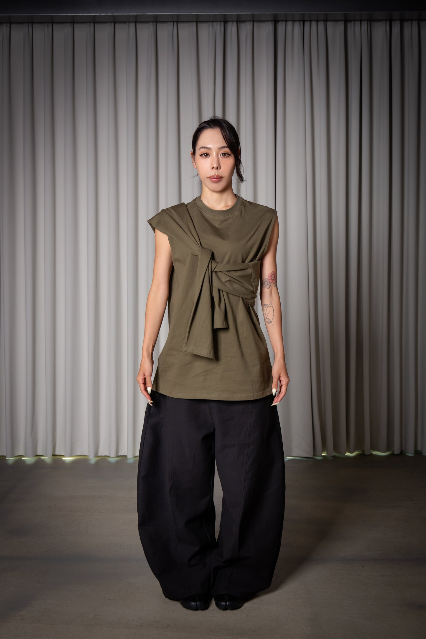 2WAY TANKTOP khaki