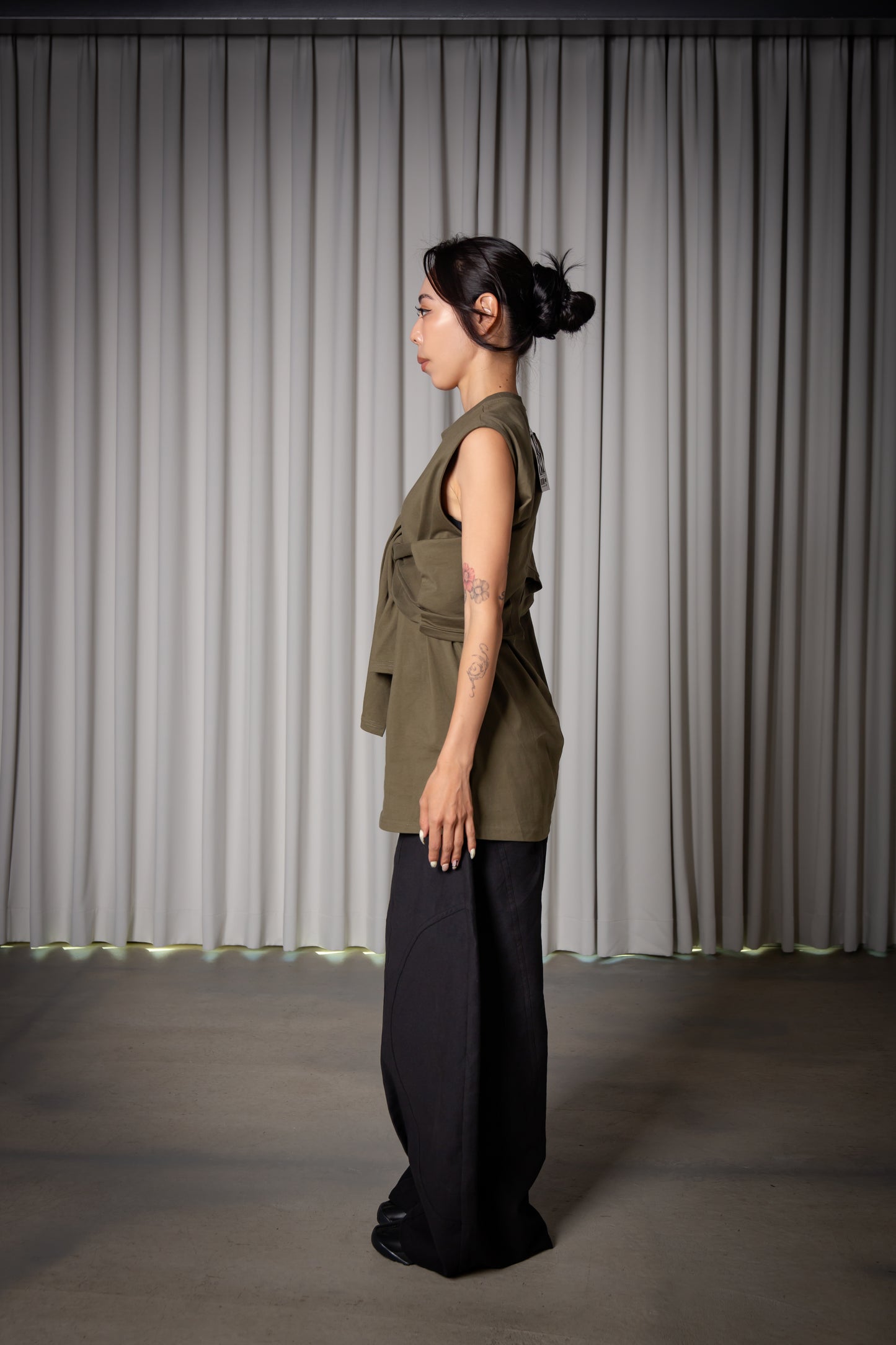 2WAY TANKTOP khaki