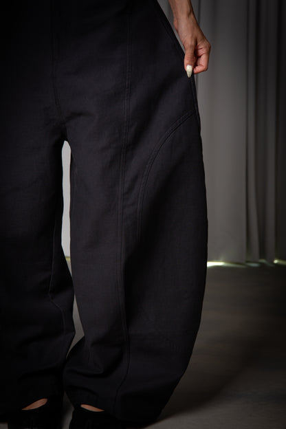 BAGGY PANTS black