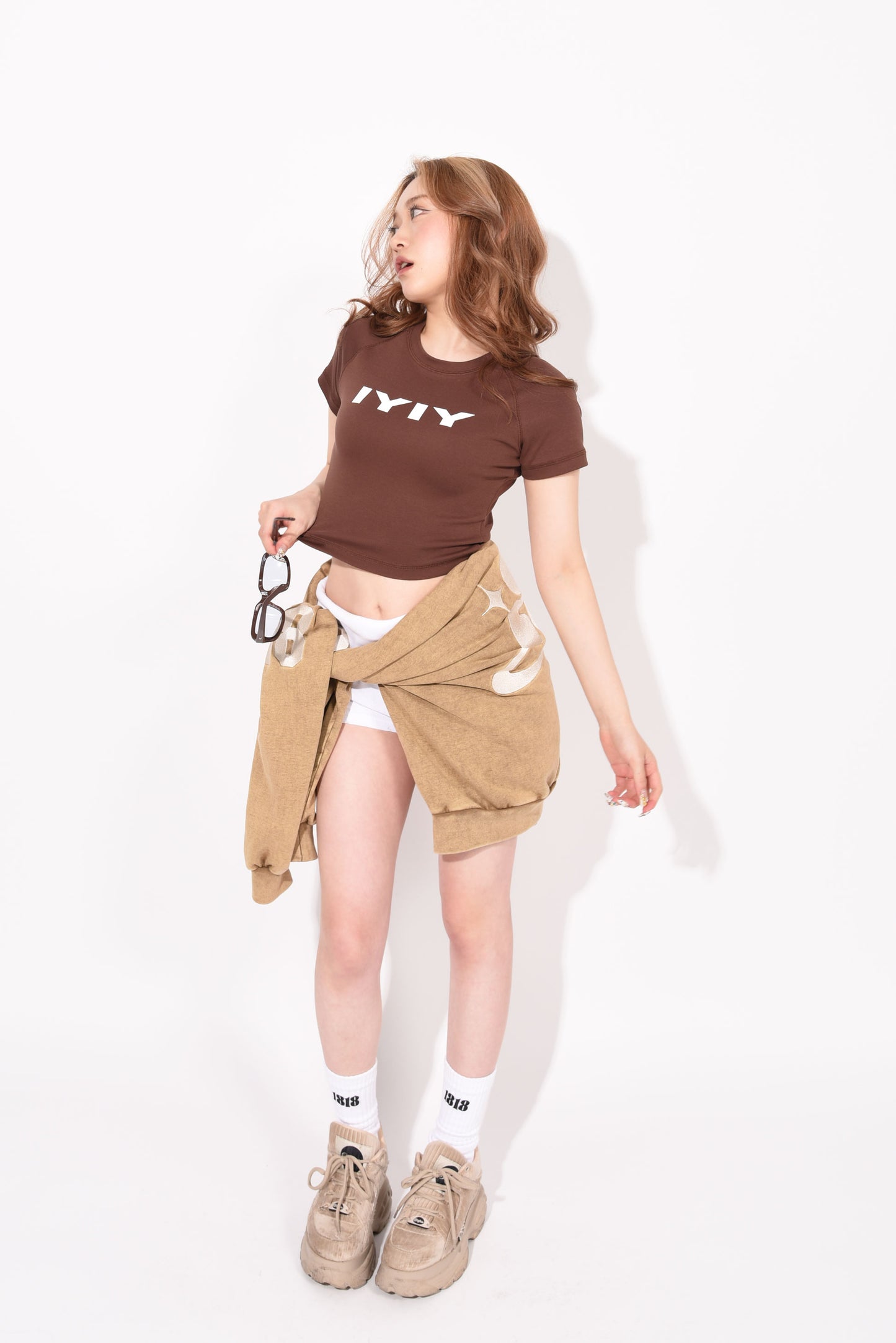 IYIY BABY TEE brown
