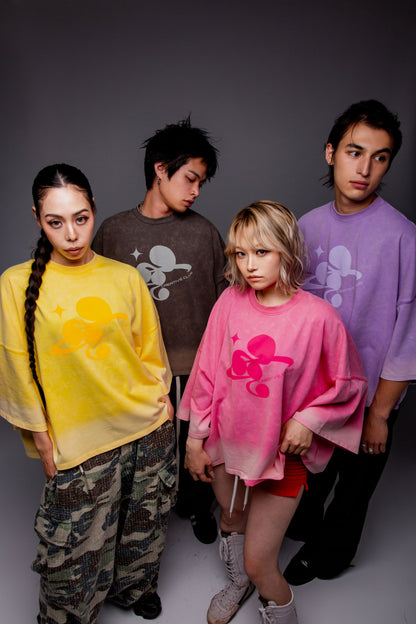 WASHED BIG TEE pink