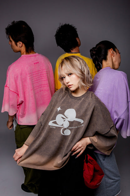 WASHED BIG TEE gray