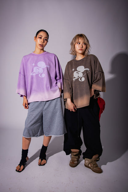 WASHED BIG TEE gray