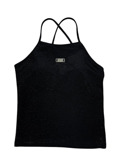 GLITTER CAMI black