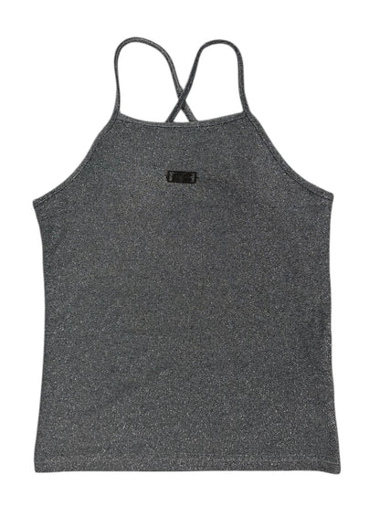 GLITTER CAMI silver