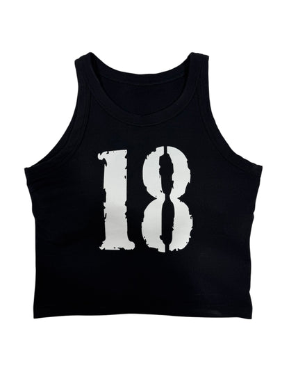 NUMBERING TANKTOP black