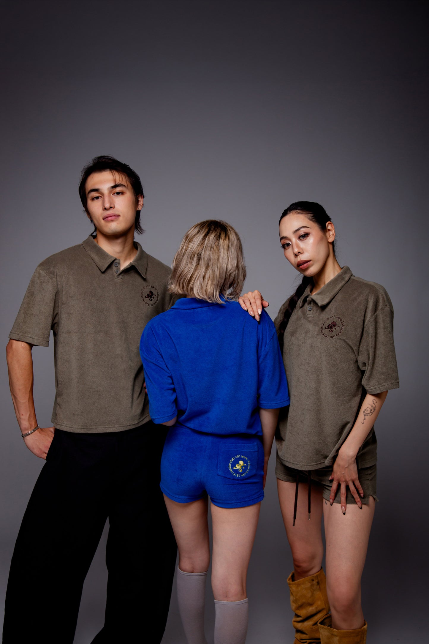 PILE POLO SHIRT khaki