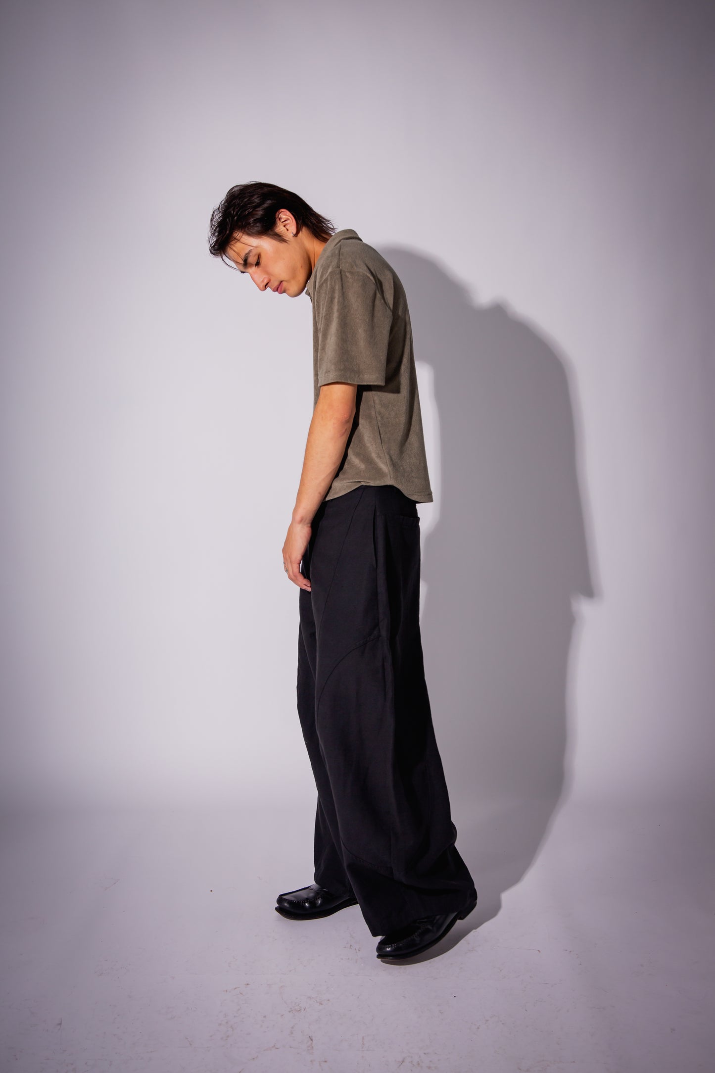 PILE POLO SHIRT khaki