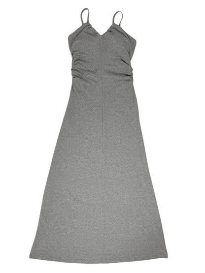 V NECK ONEPIECE gray