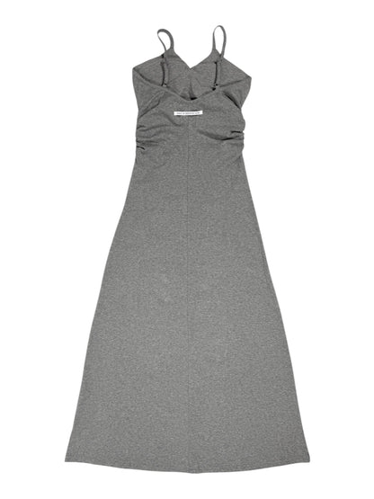 V NECK ONEPIECE gray