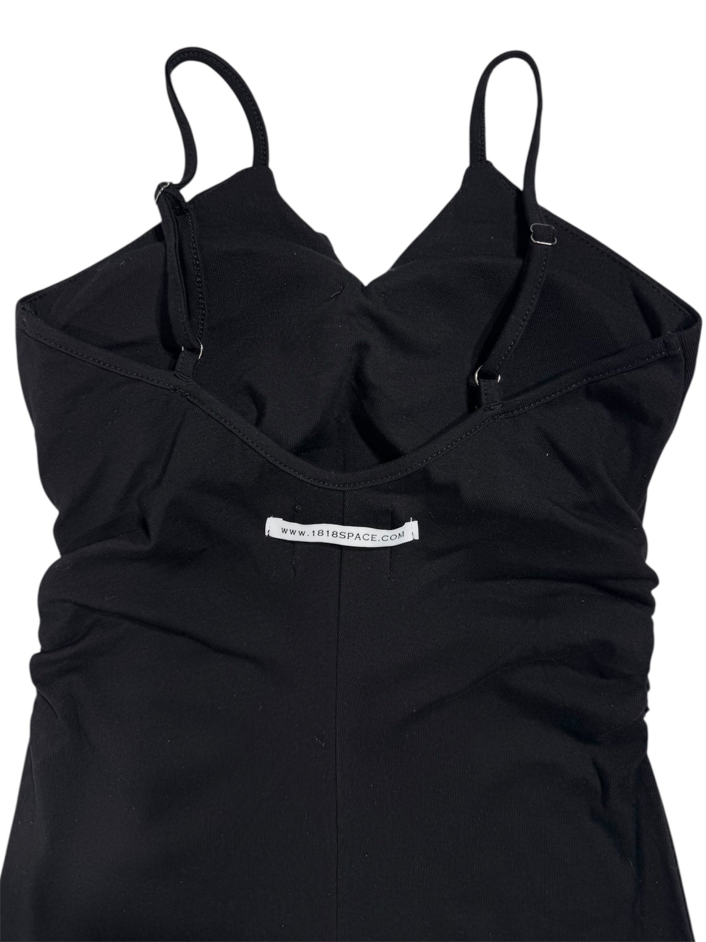 V NECK ONEPIECE black