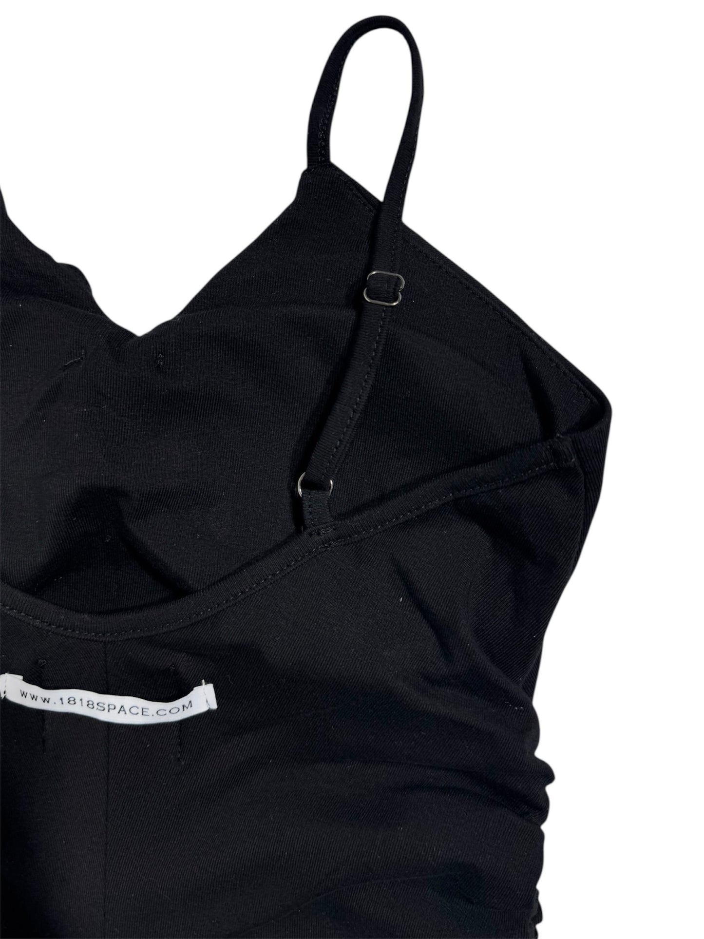 V NECK ONEPIECE black