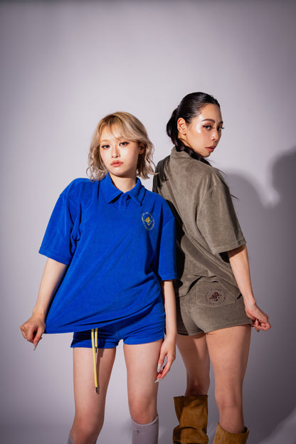 PILE HOT PANTS khaki