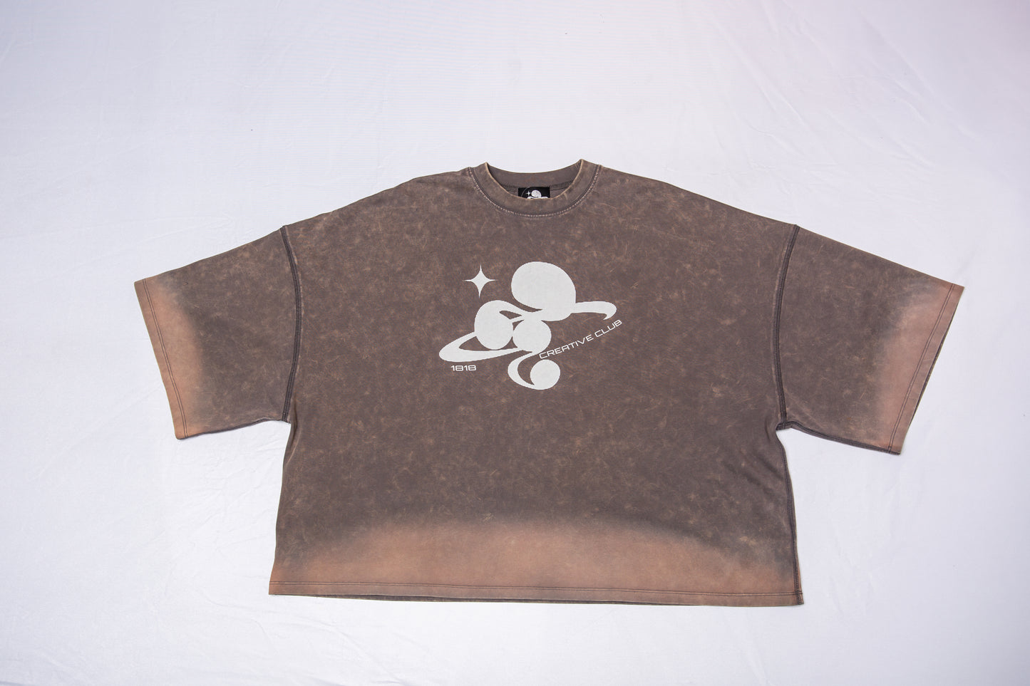 WASHED BIG TEE gray