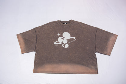 WASHED BIG TEE gray