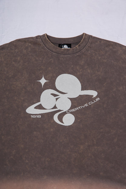 WASHED BIG TEE gray