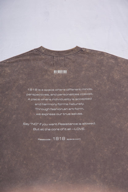 WASHED BIG TEE gray