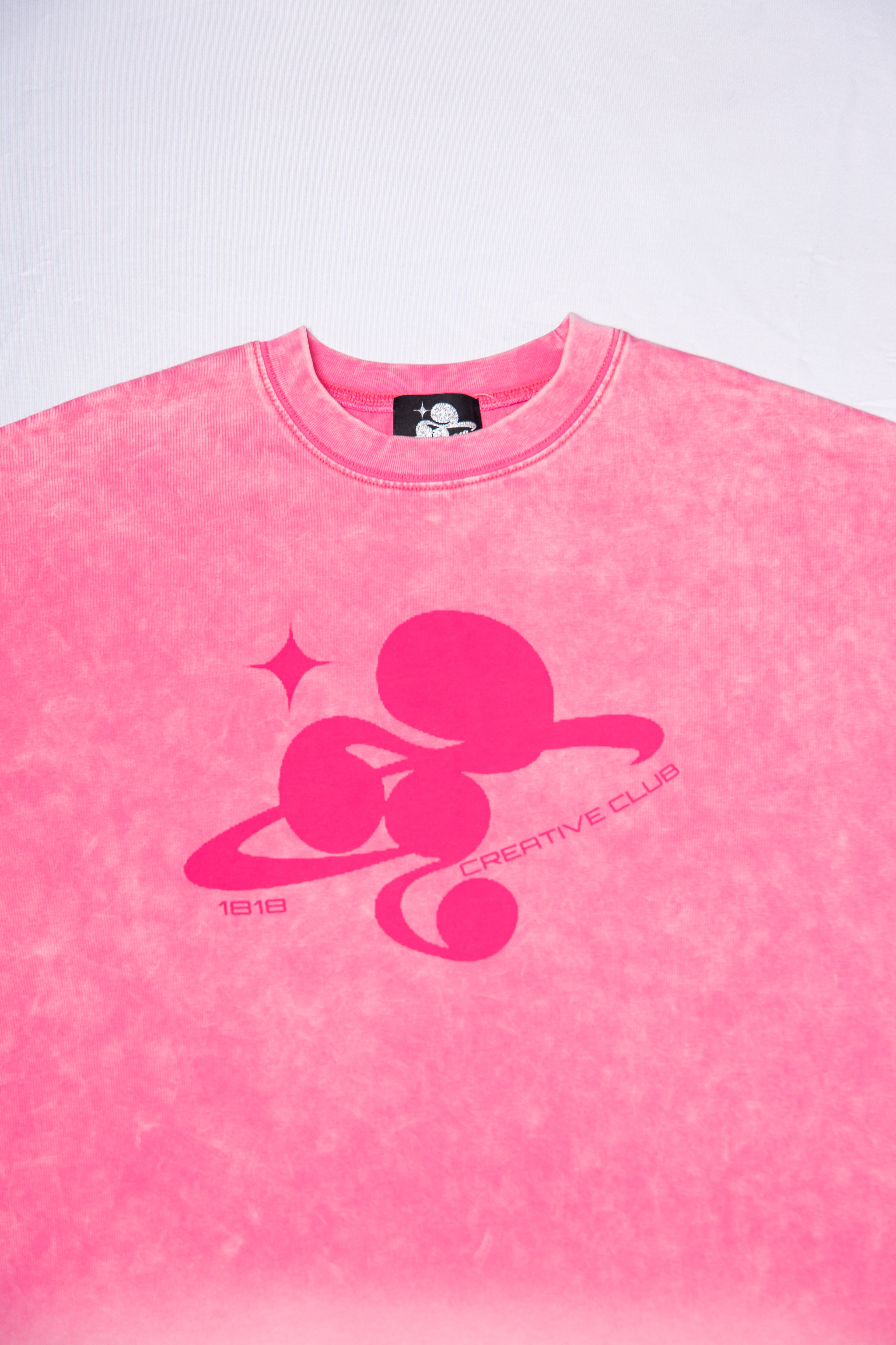 WASHED BIG TEE pink – 1818