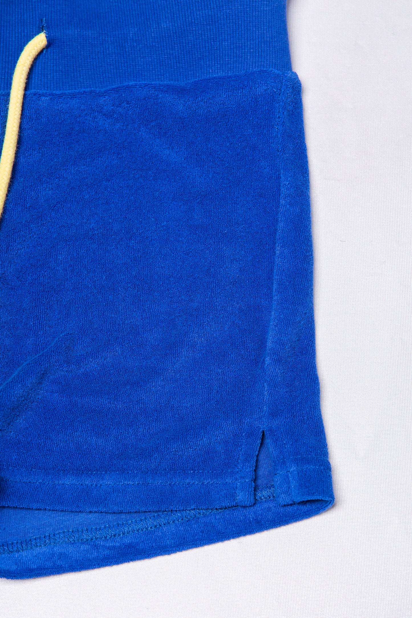 PILE HOT PANTS blue