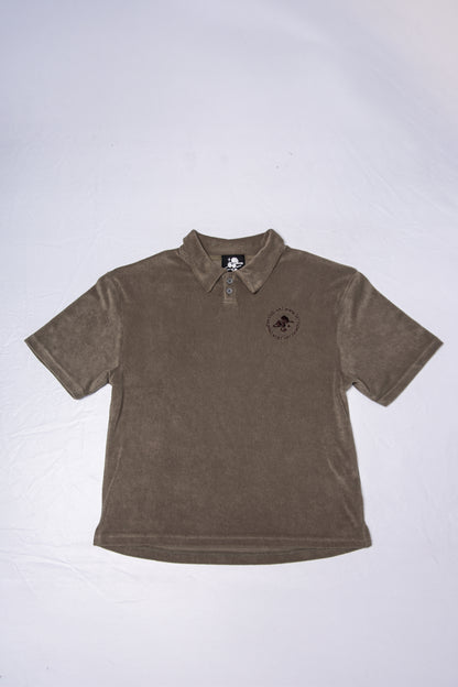 PILE POLO SHIRT khaki