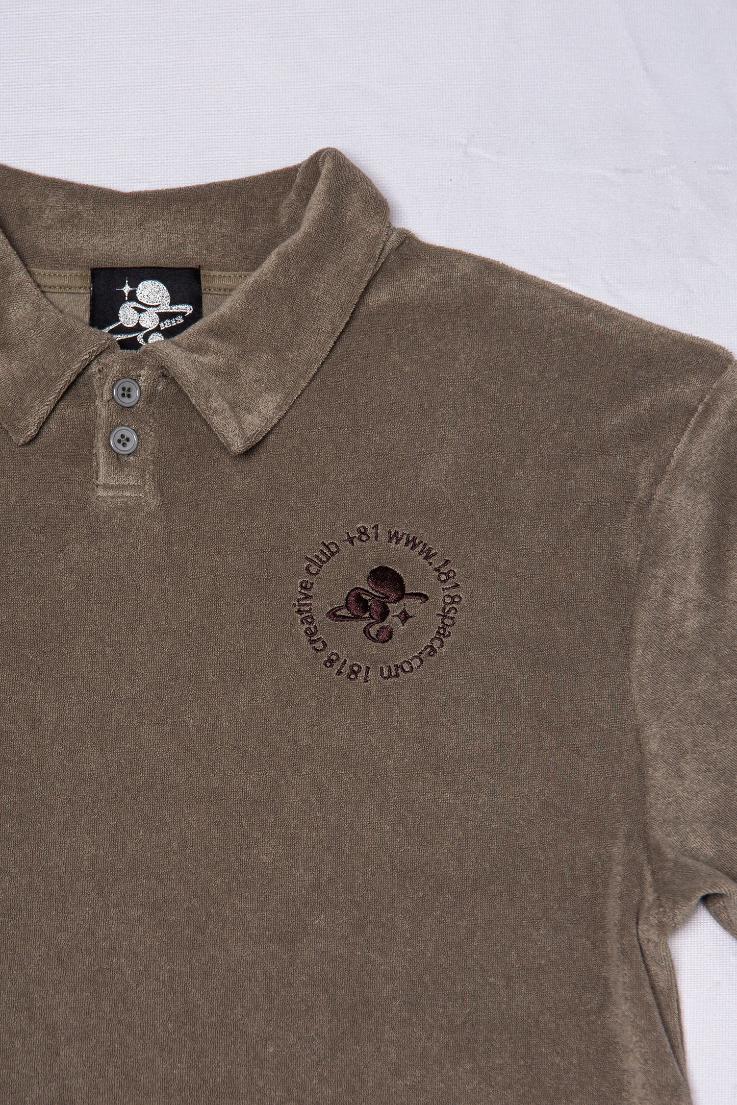 PILE POLO SHIRT khaki