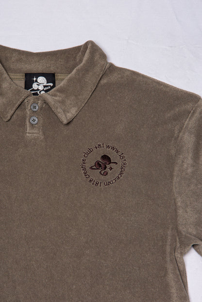 PILE POLO SHIRT khaki