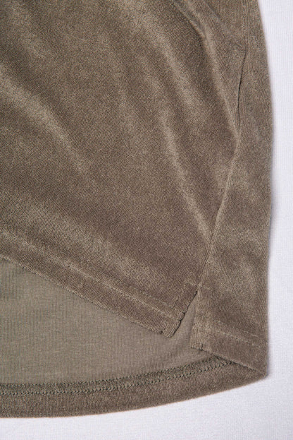PILE POLO SHIRT khaki