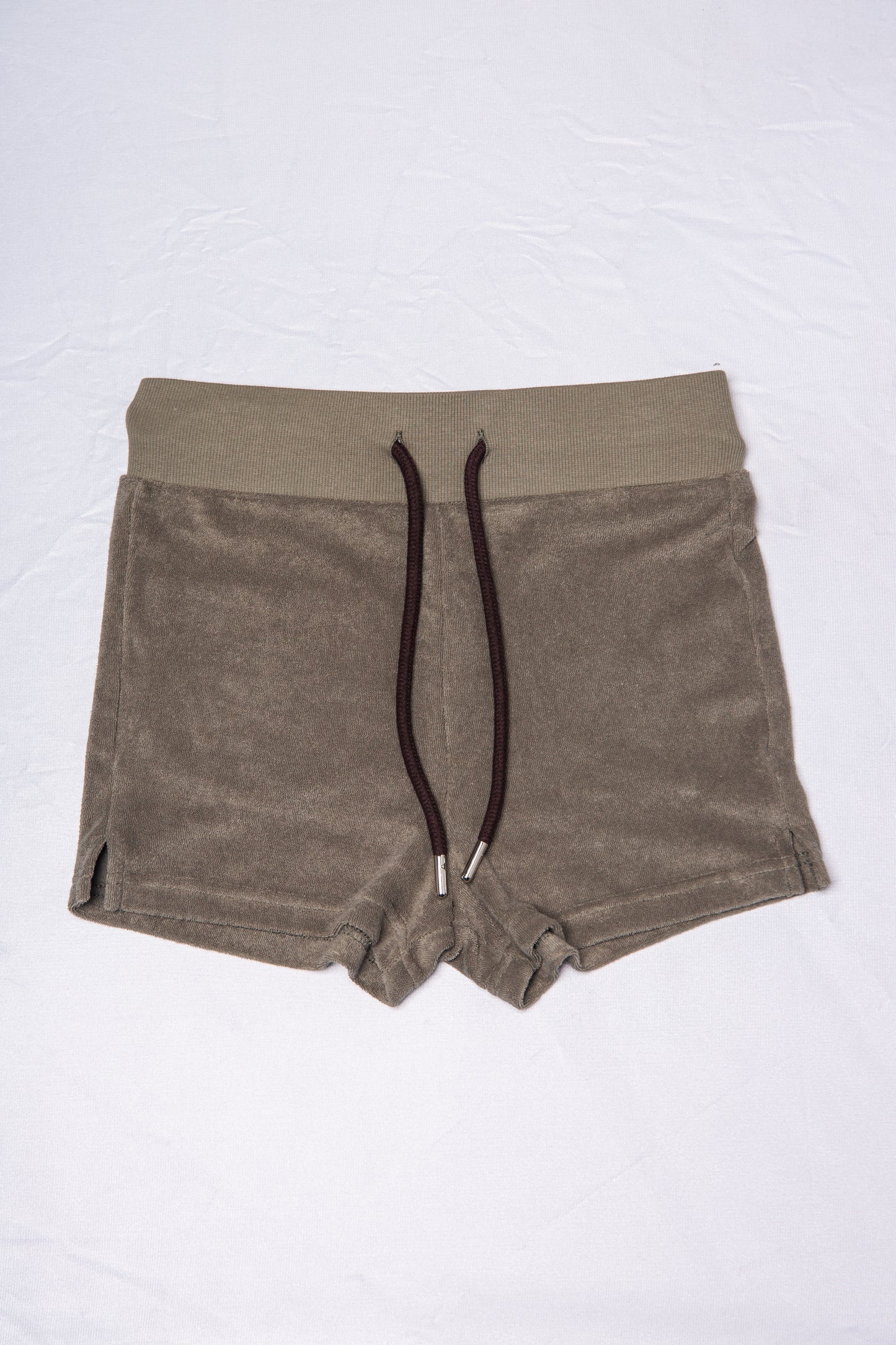 PILE HOT PANTS khaki