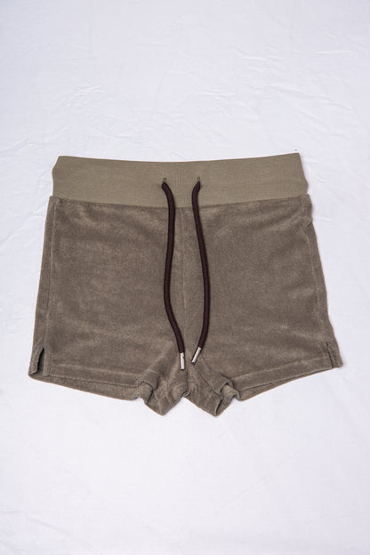 PILE HOT PANTS khaki