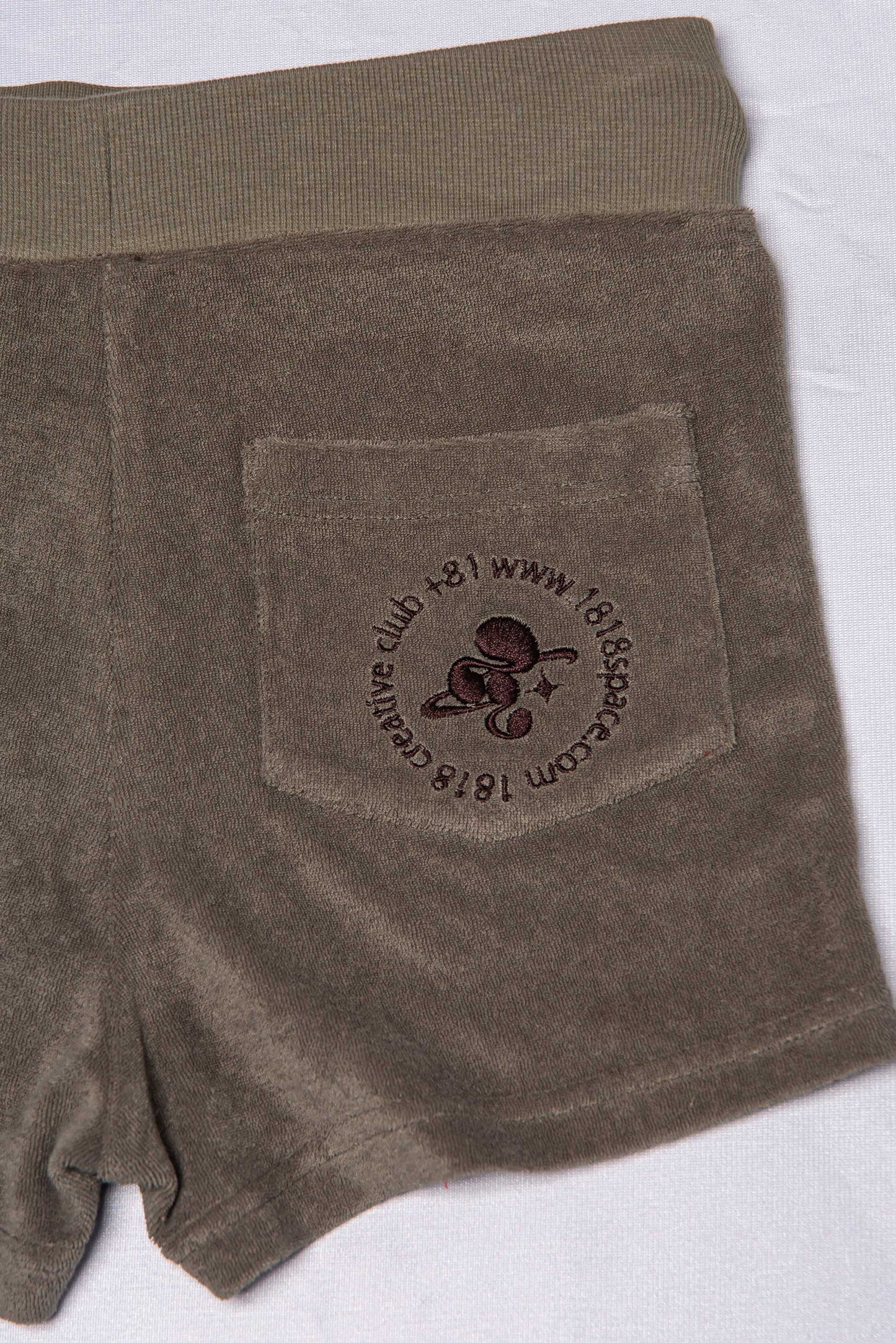 PILE HOT PANTS khaki