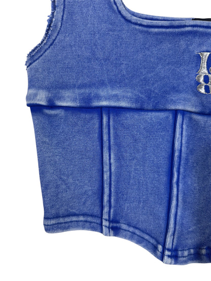 CORSET TANKTOP blue