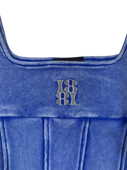 CORSET TANKTOP blue