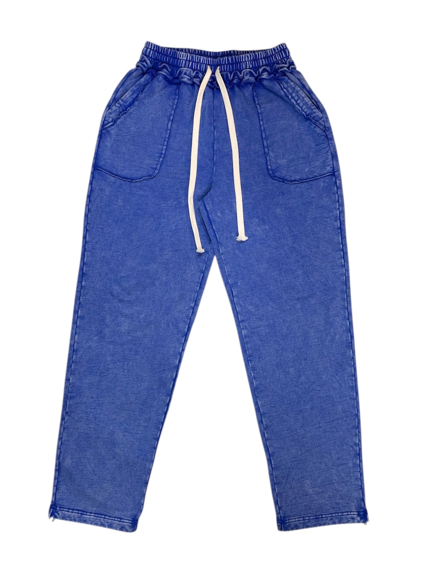 WASHED SWEAT PANTS blue